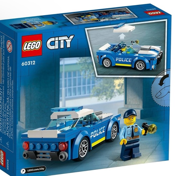 LEGO City Police Car for Kids 5 Years and up with Officer Minifigure, Gi… - Picture 3 of 3